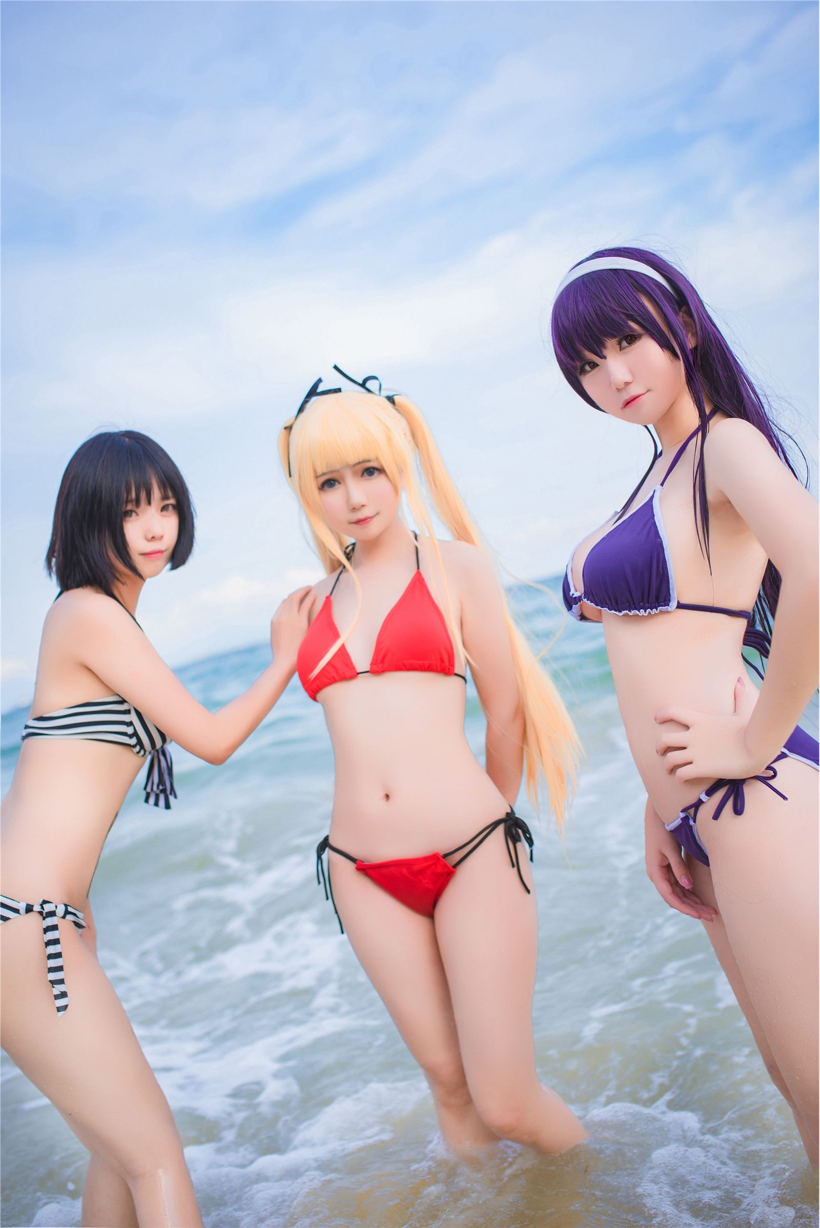 Platinum saki - water swimsuit show(1)